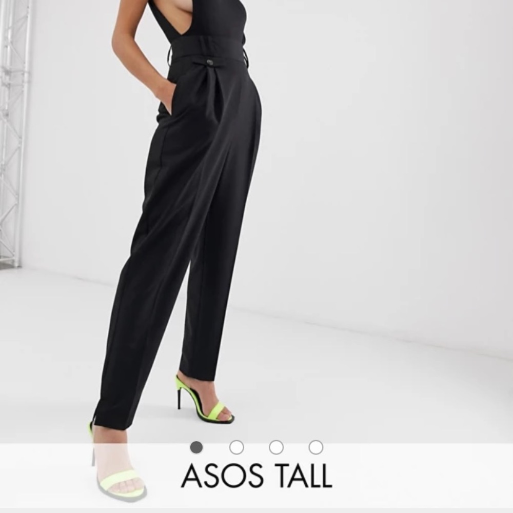 ASOS DESIGN Tall tailored high waist balloon pants